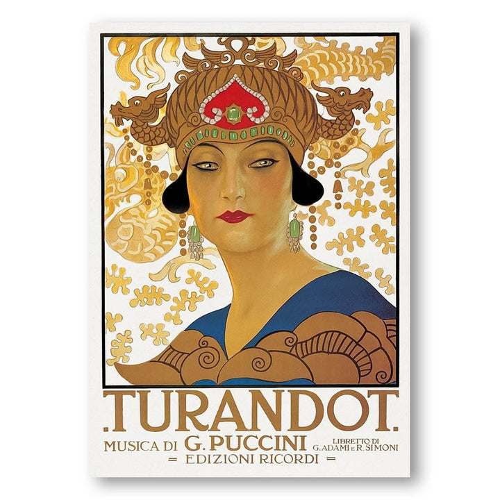 Turandot by Leopoldo Metlicovitz Art Print