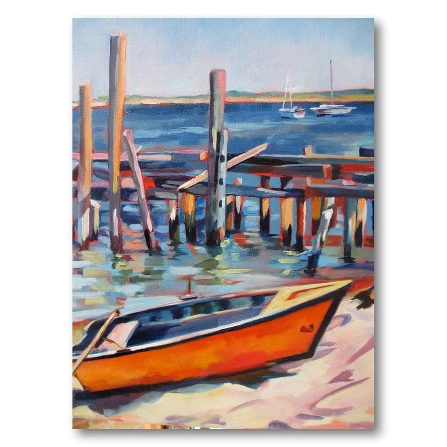 Vibrant Harbor Serenity Art Print