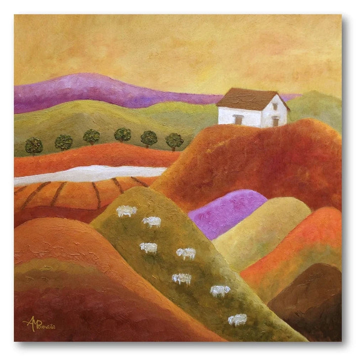 Purple Hills Art Print