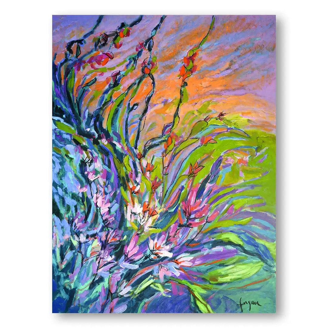 Radiance in Bloom Abstract Art Print (Portrait) | Custom Sizes, Fine ...