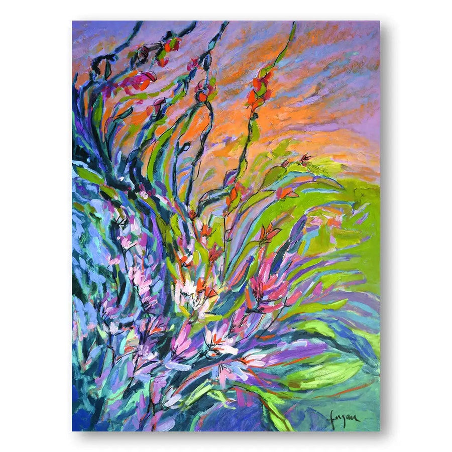 Radiance in Bloom Abstract Art Print