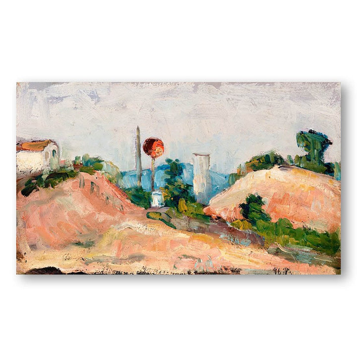 Railroad Cut by Paul Cézanne Art Print