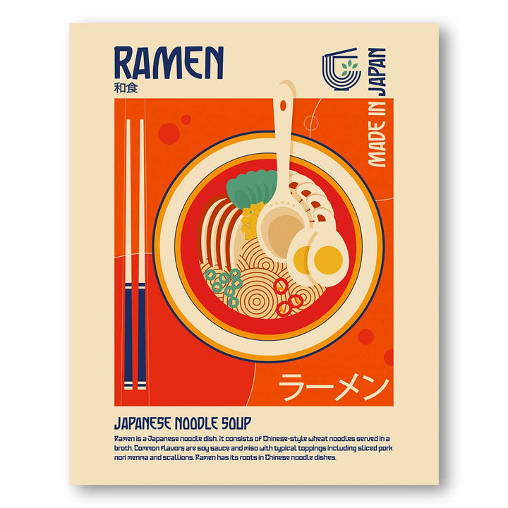 Ramen Japanese Food Print -  Art Print