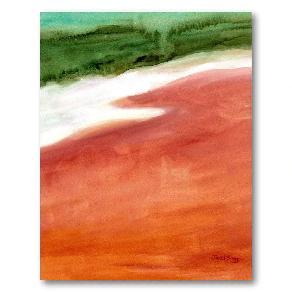 Coastal Abstract Landscape Art Print