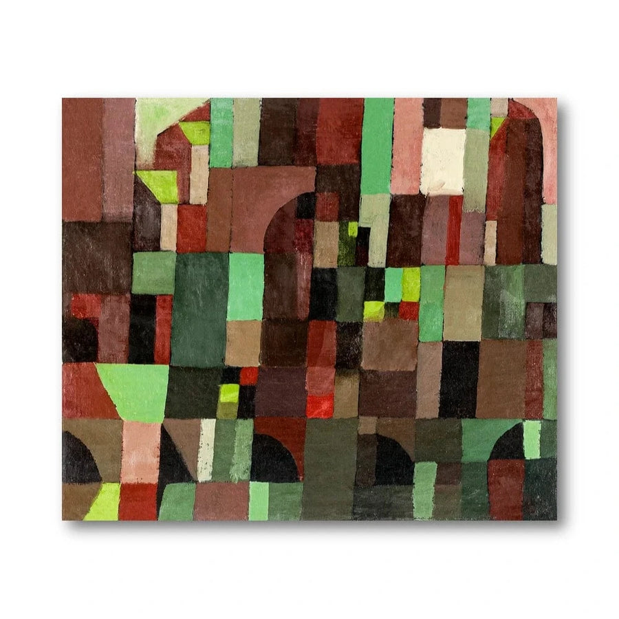 Abstract Geometric Architecture Art Print