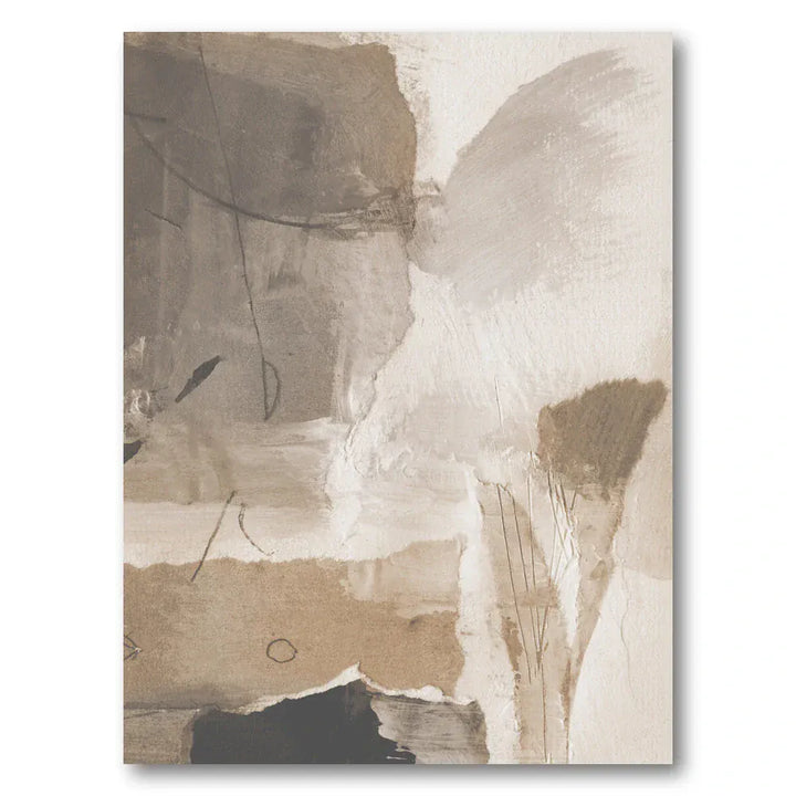 Muted Earth Abstract Art Print