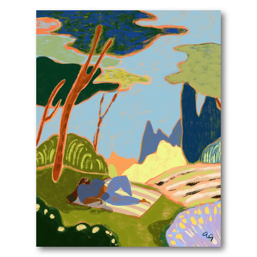 Respire Art Print