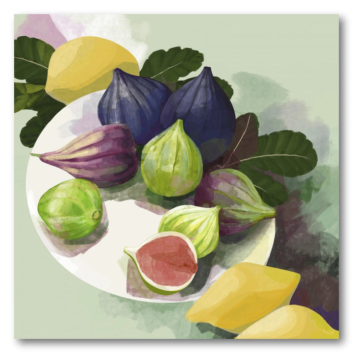 Ripe Figs and Lemons Art Print