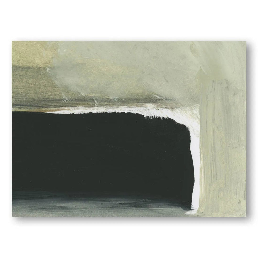 Abstract Room Reflection Art Print showcasing gestural brushwork and emotional depth