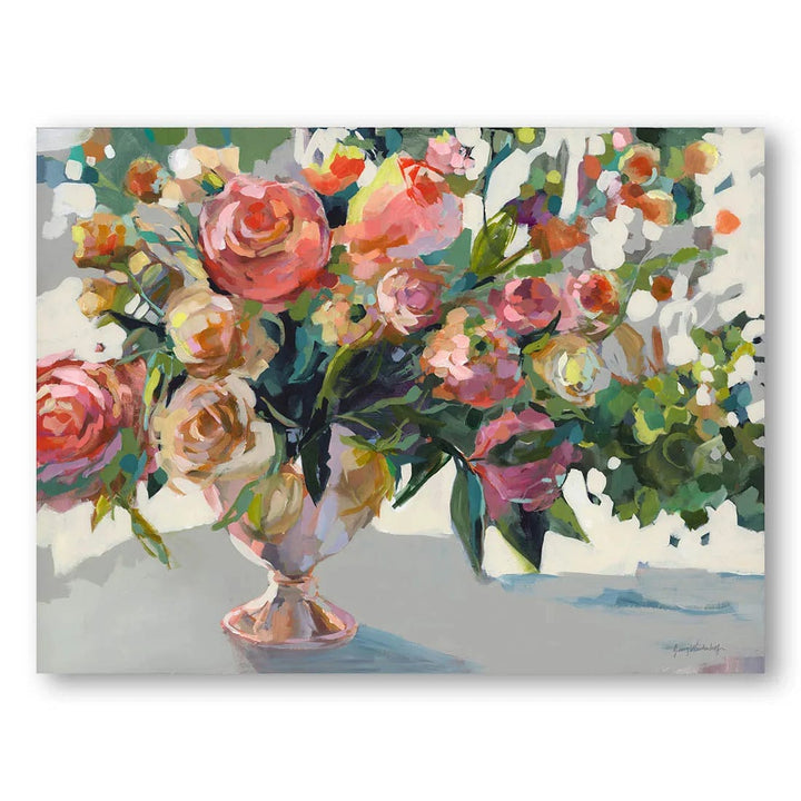 Blooming Rose Bouquet Art Print