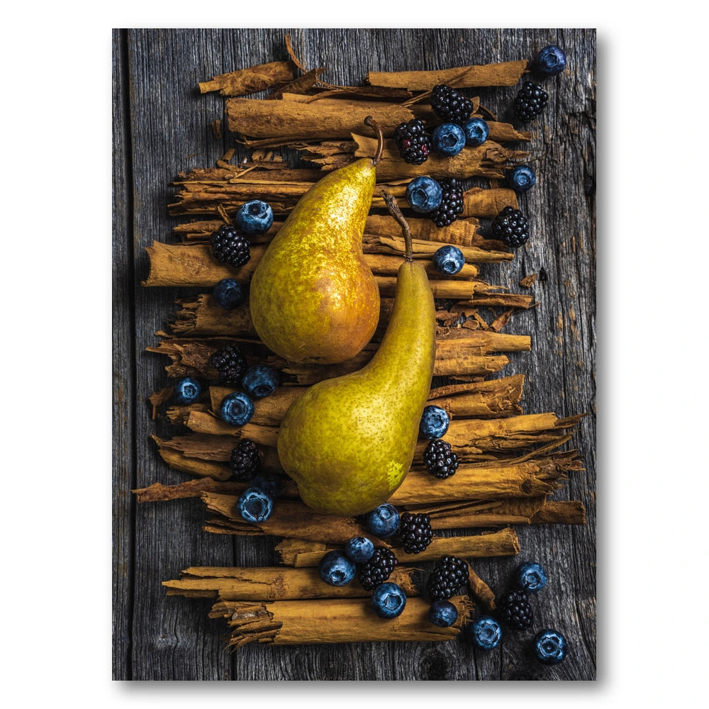 Rustic Pears and Berries Photo Print