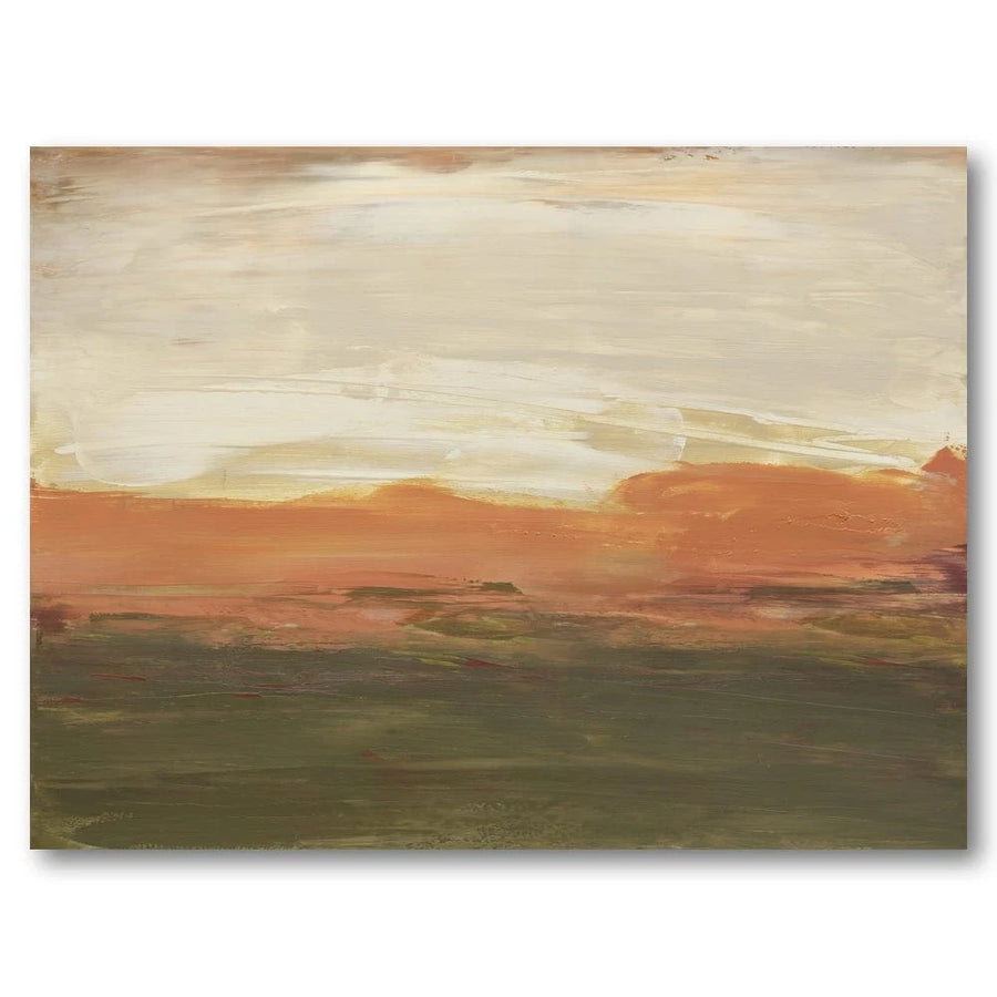 Saffron Landscape Art Print 2