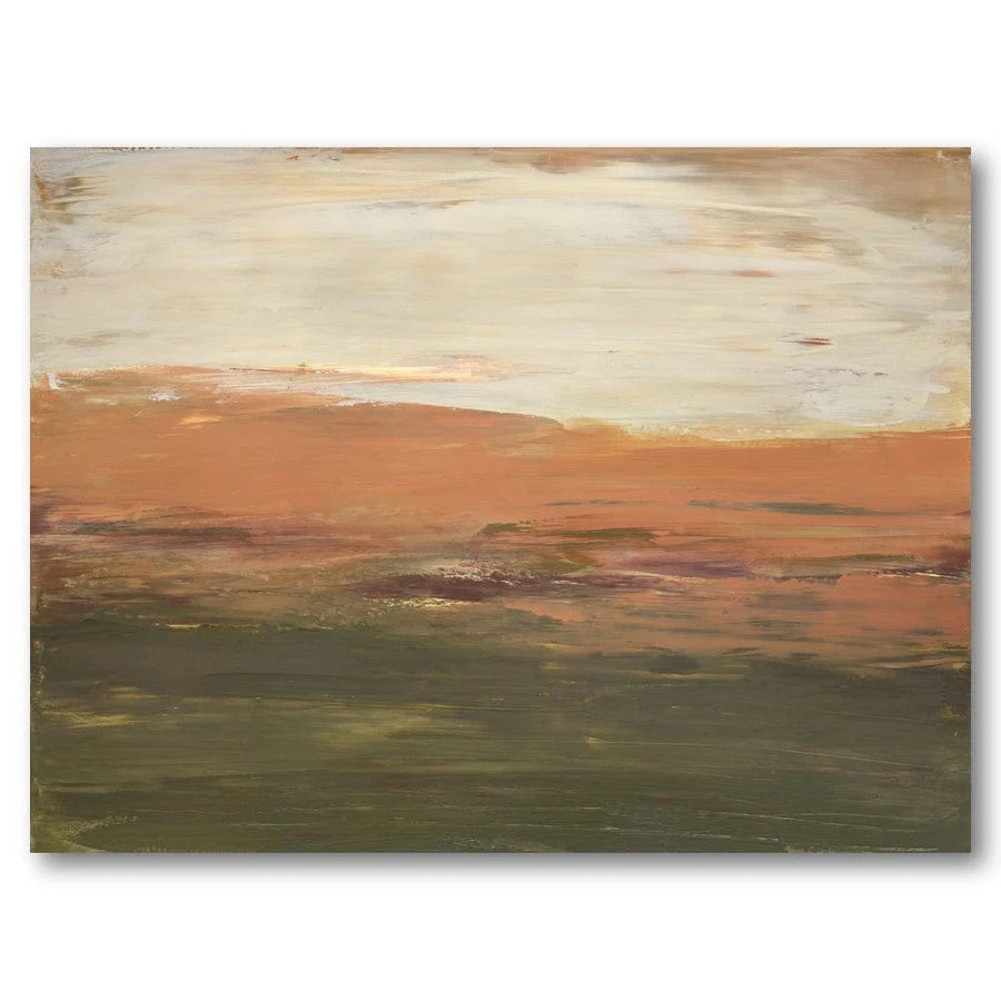 Saffron Landscape Art Print