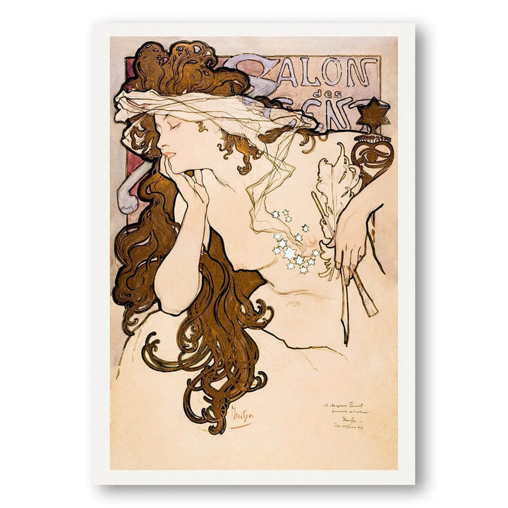 Salon des Cent by Alphonse Maria Mucha Art Print