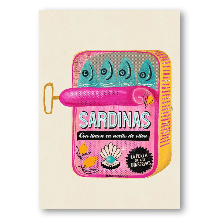 Sardines Tin Can -  Art Print