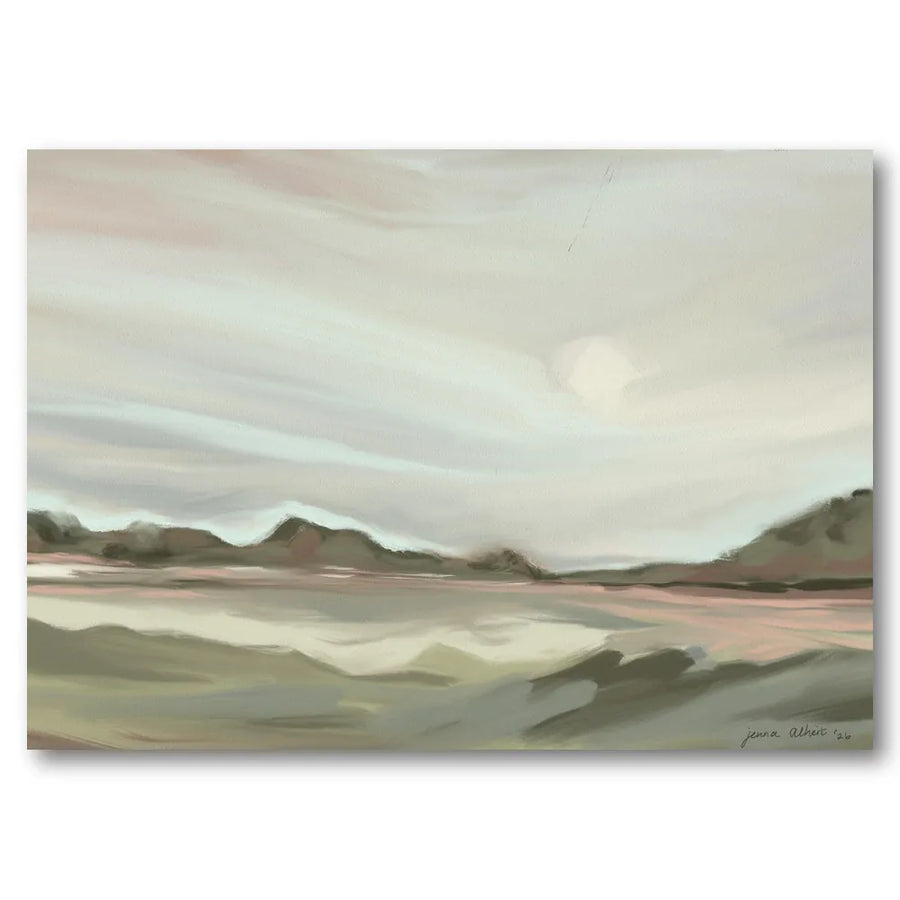 Serene Abstract Landscape Art Print