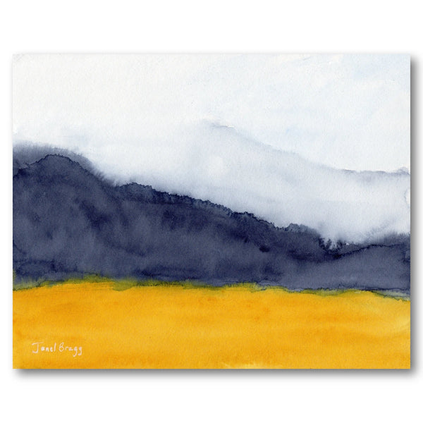 Serene Mountain Landscape Art Print