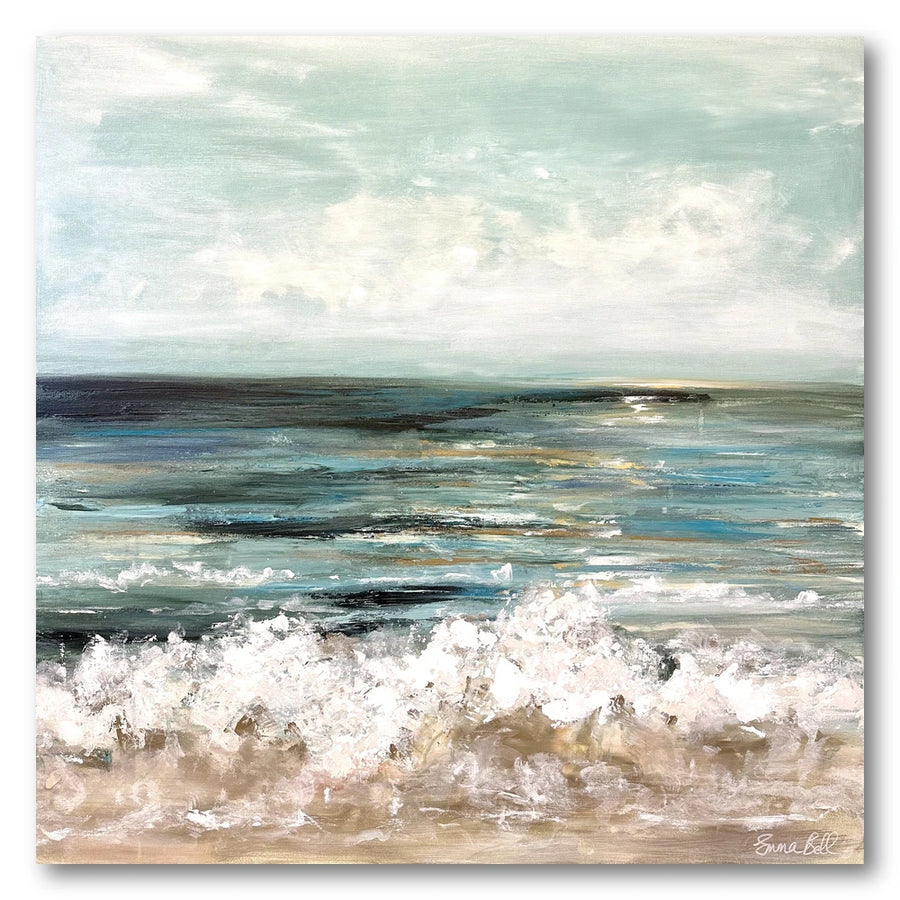 Serene Ocean Waves Art Print
