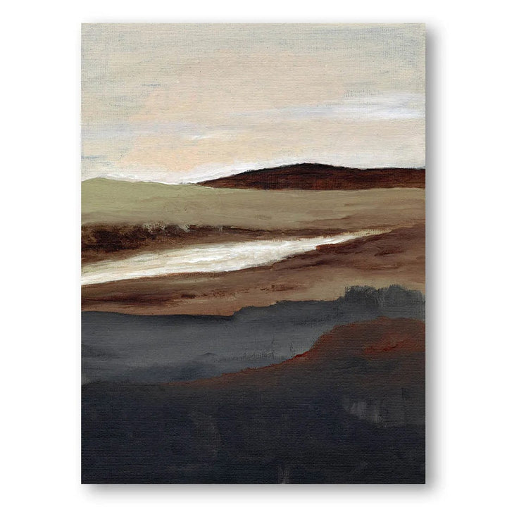 Serene View Abstract Landscape Art Print