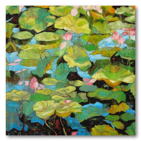 Serene Water Lilies Art Print