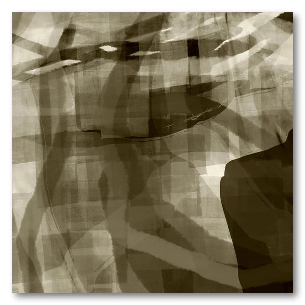 Sepia Geometric Harmony Art Print