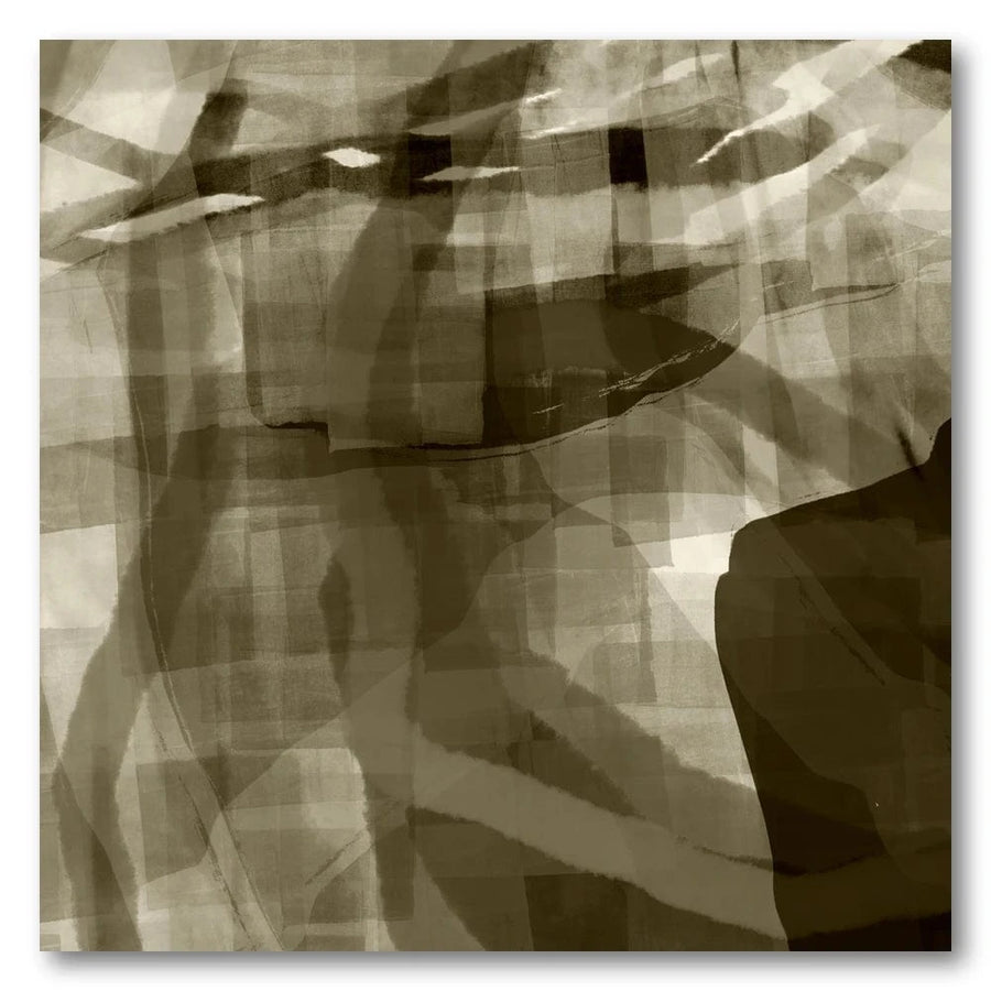 Sepia Geometric Harmony Art Print