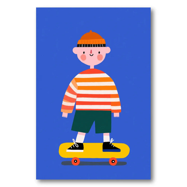 Skating boy no 02 Art Print