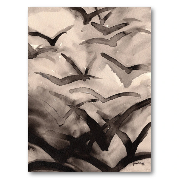 Soaring Bird Flock Art Print