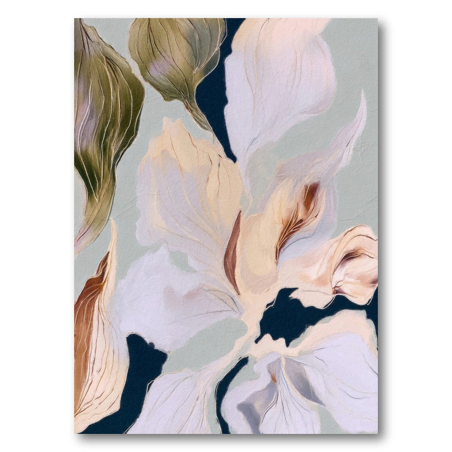 Soft Botanical Flow Art Print