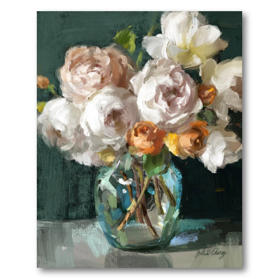 Soft Floral Still Life Art Print