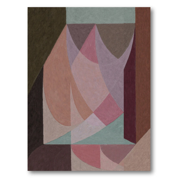 Soft Geometric Design Art Print