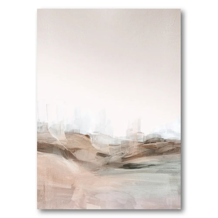 Soft Neutral Landscape Art Print