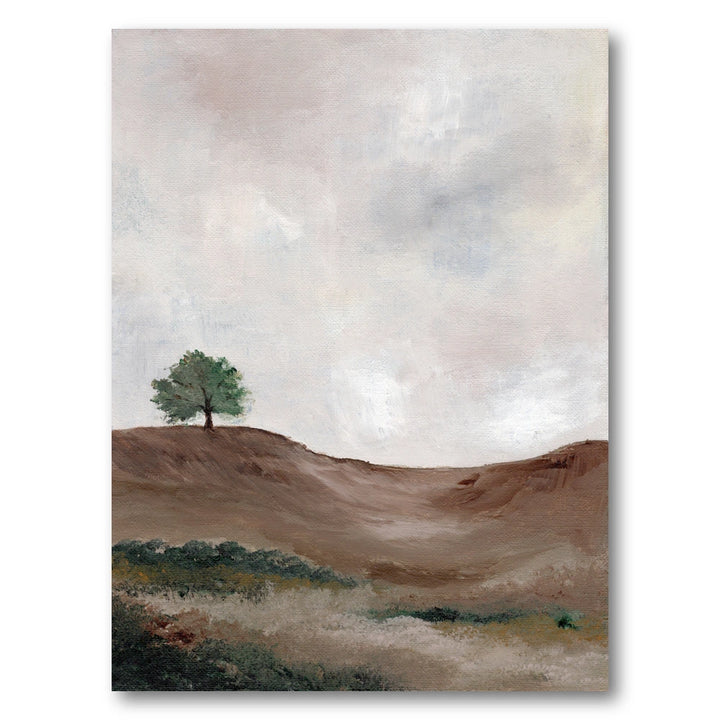 Solitary Tree Landscape Art Print