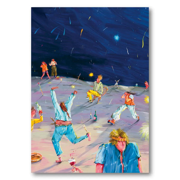 Starry Desert Party Art Print