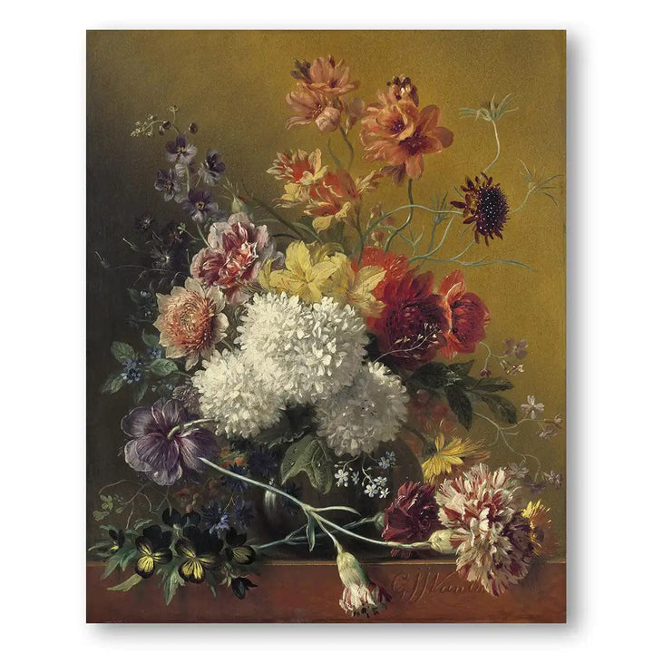 Still Life of Flowers Art Print 2