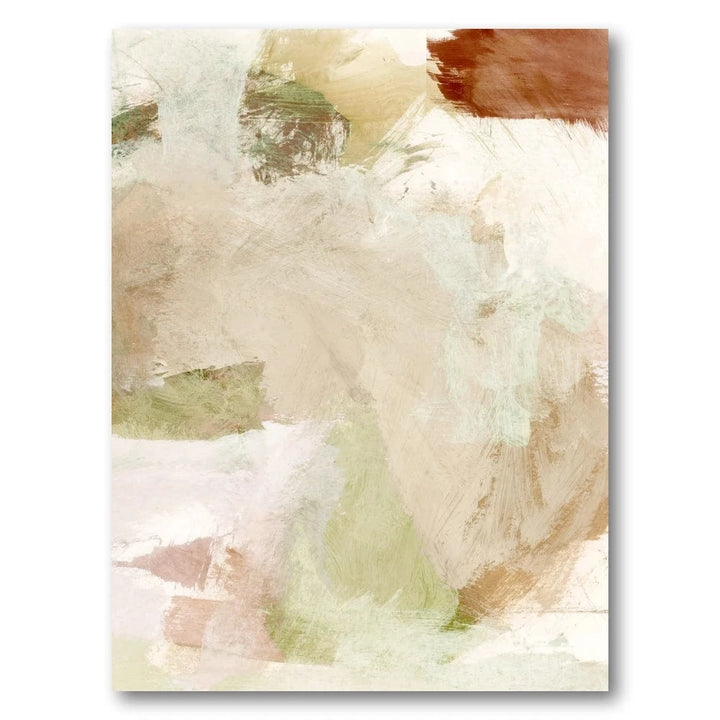 Earthy Abstract Layers Art Print