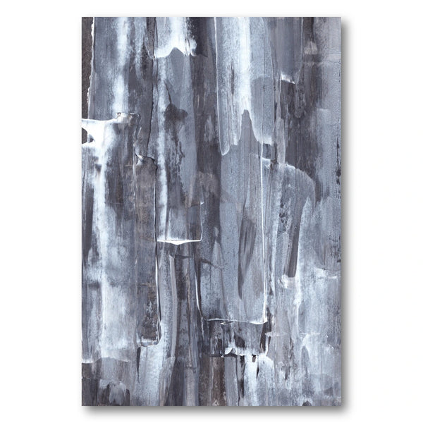 Streaks of Gray and White Art Print