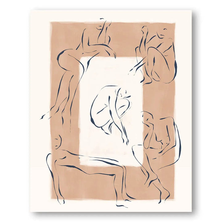 Posed Figures Art Print