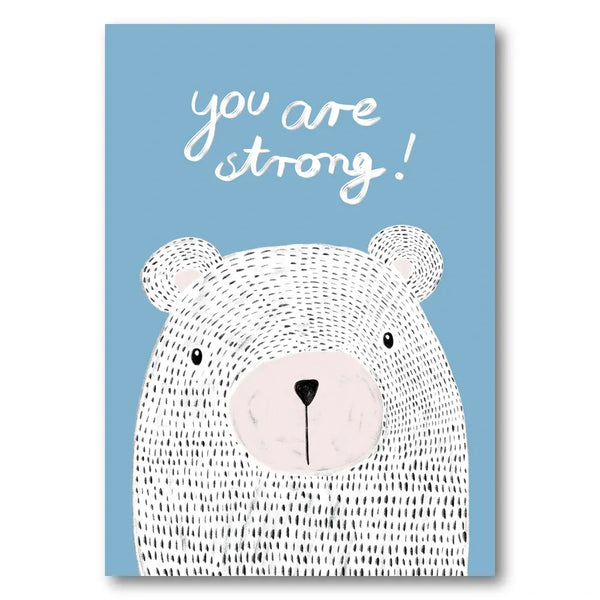 Strong Little Bear Art Print