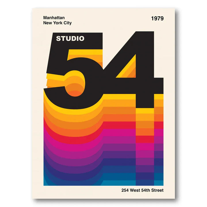 Studio 54 Vibrant 1979 Art Print