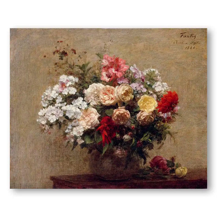 Summer Flowers by Henri Fantin-Latour Art Print