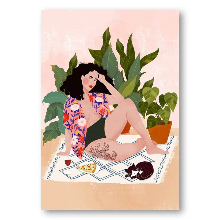 Sunday Picnic Bliss Art Print