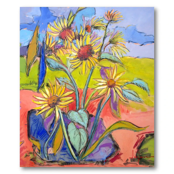 Sunflower Dance Art Print
