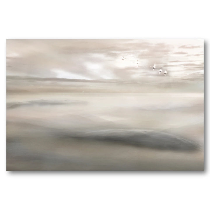 Swan Song To The Mist Art Print