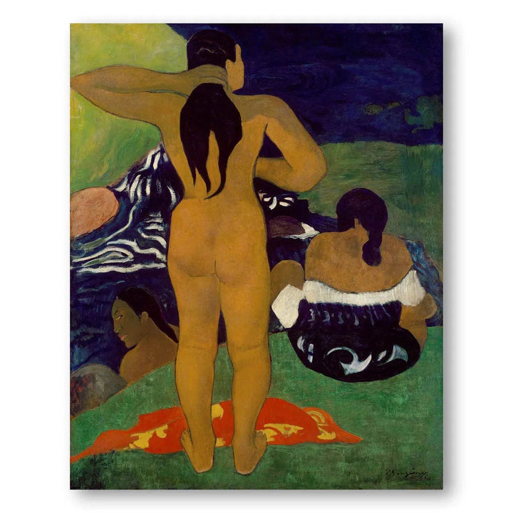 Tahitian Women Bathing Art Print By Paul Gauguin