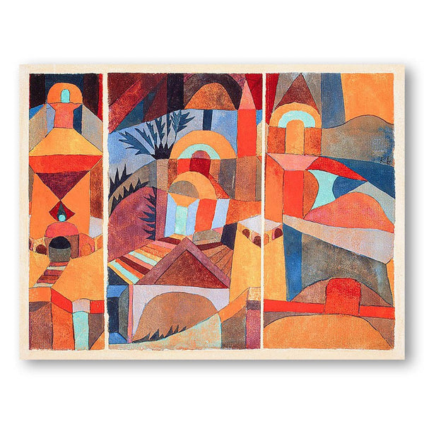 Temple Gardens by Paul Klee Art Print
