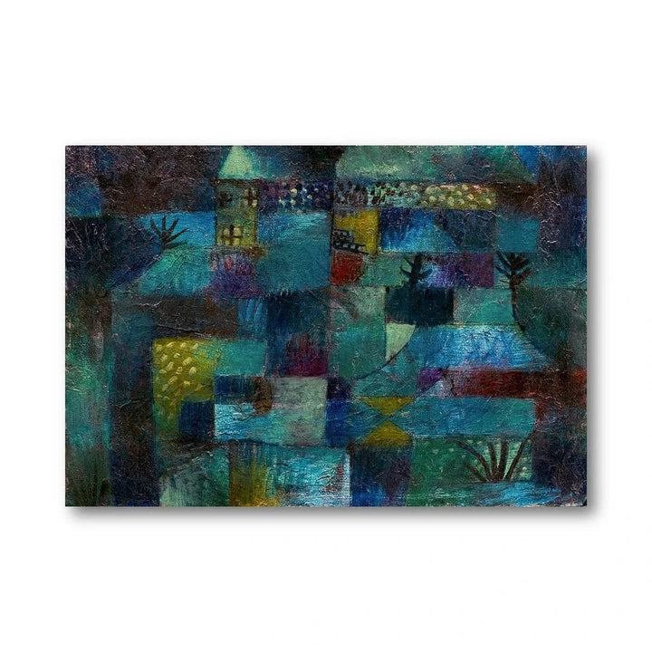 Terraced Garden Mosaic Art Print