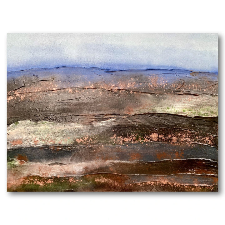 Textured Earth Horizon Art Print
