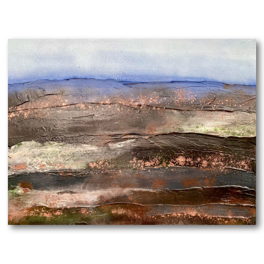 Textured Earth Horizon Art Print