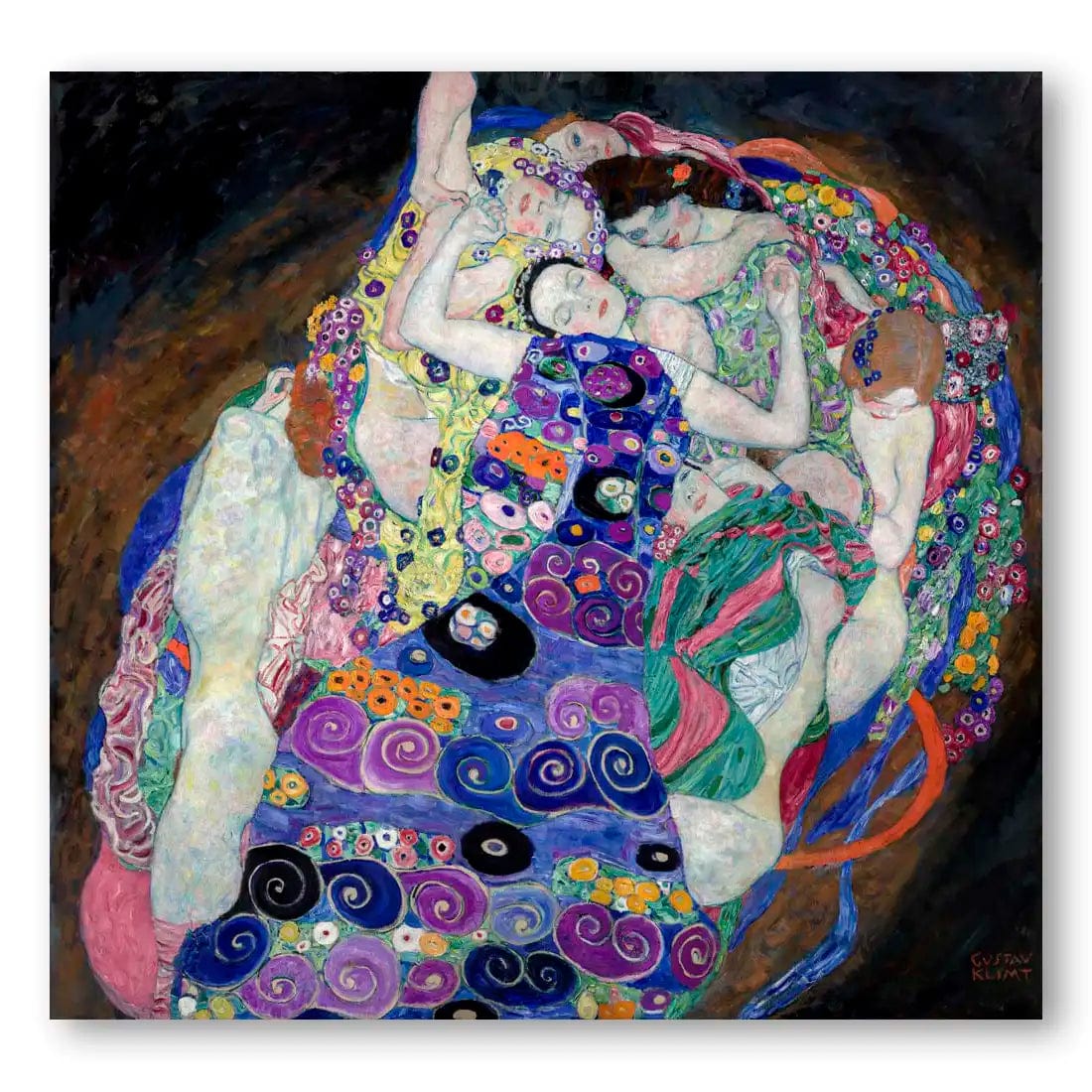 The Virgin by Gustav Klimt Art Print